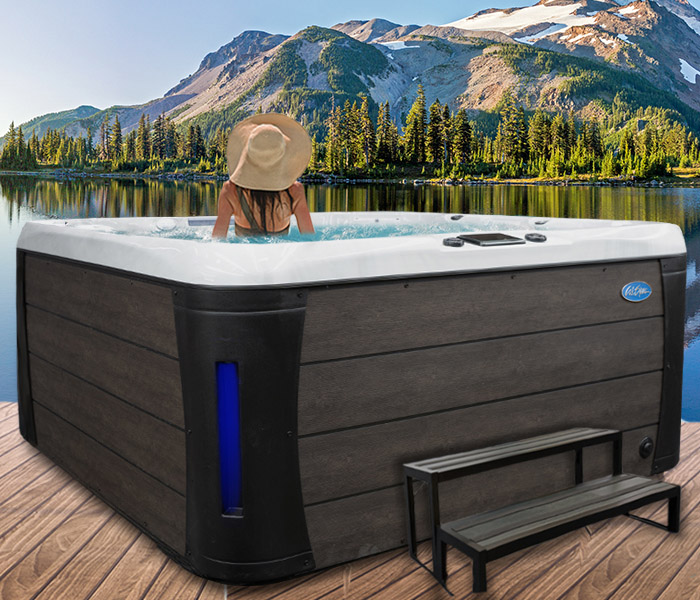 Calspas hot tub being used in a family setting - hot tubs spas for sale Jay